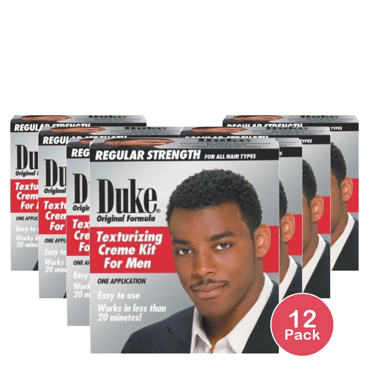 Duke Texturizing Creme Kit for Men Regular (Pack of 12)