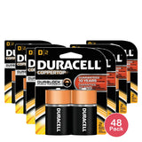 Duracell 1.5V D Alkaline Batteries (Pack of 48)