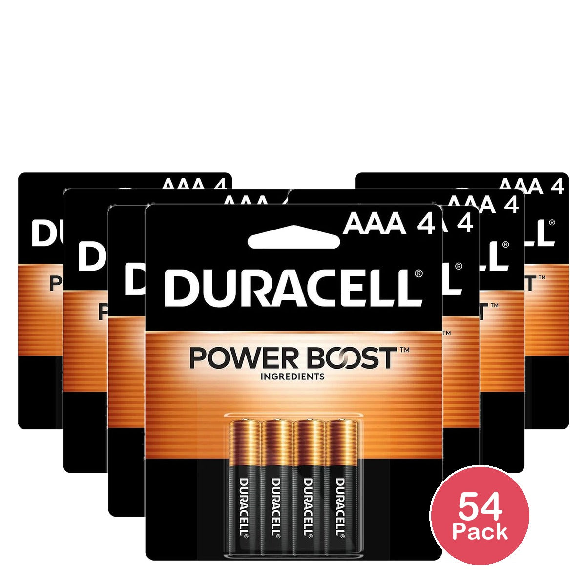 Duracell Coppertop AAA Alkaline Batteries 1.5V (Pack of 54)