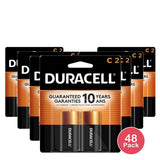 Duracell Coppertop C Alkaline Batteries (Pack of 48)