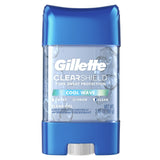 Gillette Antiperspirant and Deodorant for Men Clear Gel Cool Wave 2.85 OZ (Pack of 12)