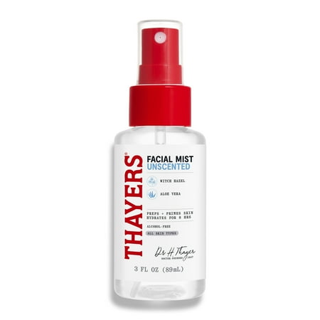 Thayers Witch Hazel Unscented Face Mist 3 Oz (Pack of 12)