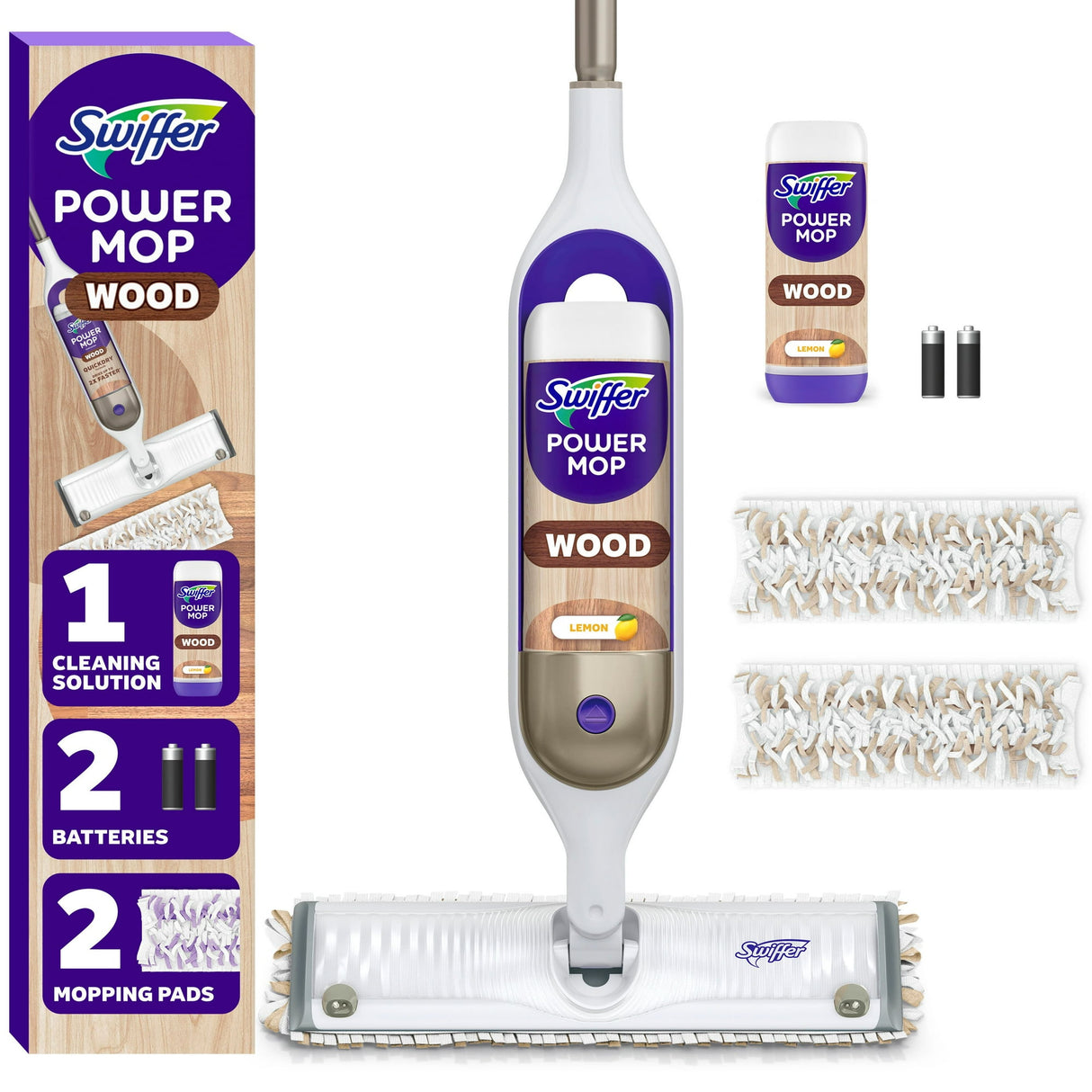Swiffer PowerMop Wood Mop Kit (Pack of 2)