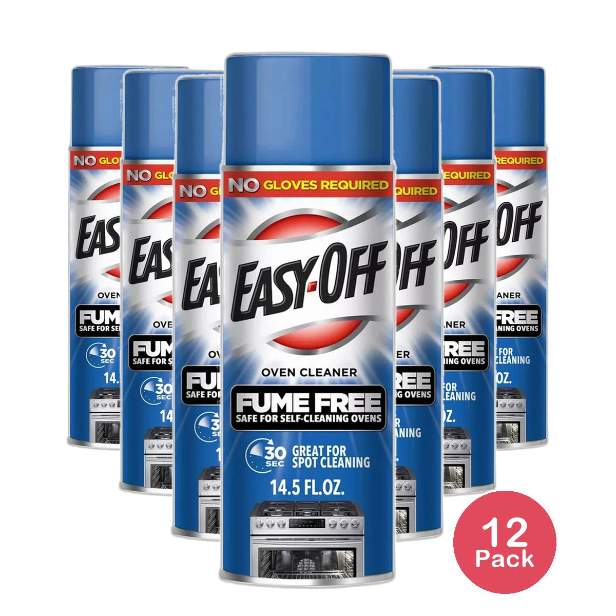 Easy Off Fume Free Oven Cleaner 14.5Oz (Pack of 12)