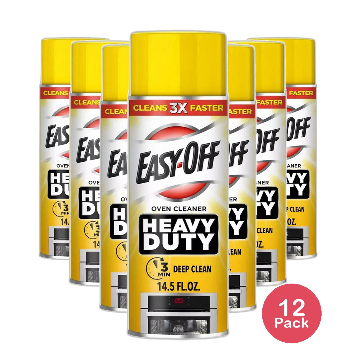 Easy Off Heavy Duty Oven Cleaner 14.5Oz (Pack of 12)
