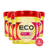 Eco Style Argan Oil Styling Gel 32 Oz (Pack of 6)