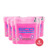 Eco Style Curl & Wave Gel 32 Oz (Pack of 6)