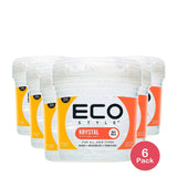 Eco Style Krystal Professional Styling Gel 16 Oz (Pack of 6)