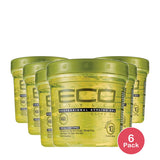 Eco Style Professional Olive Styling Gel 16 Oz (Pack of 6)