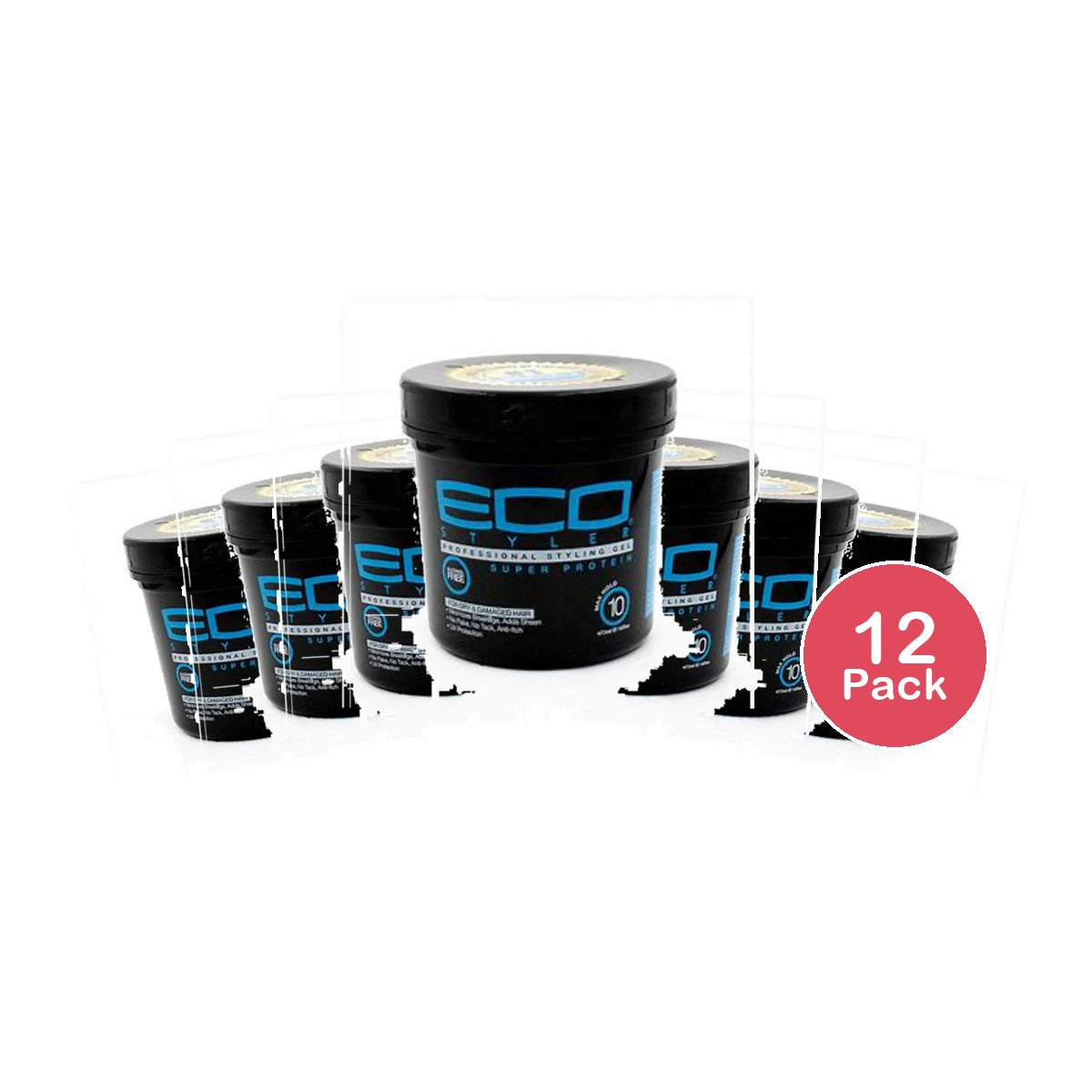 Ecoco Eco Style Gel - Regular Super Protein - Pack of 2 8 oz Gel