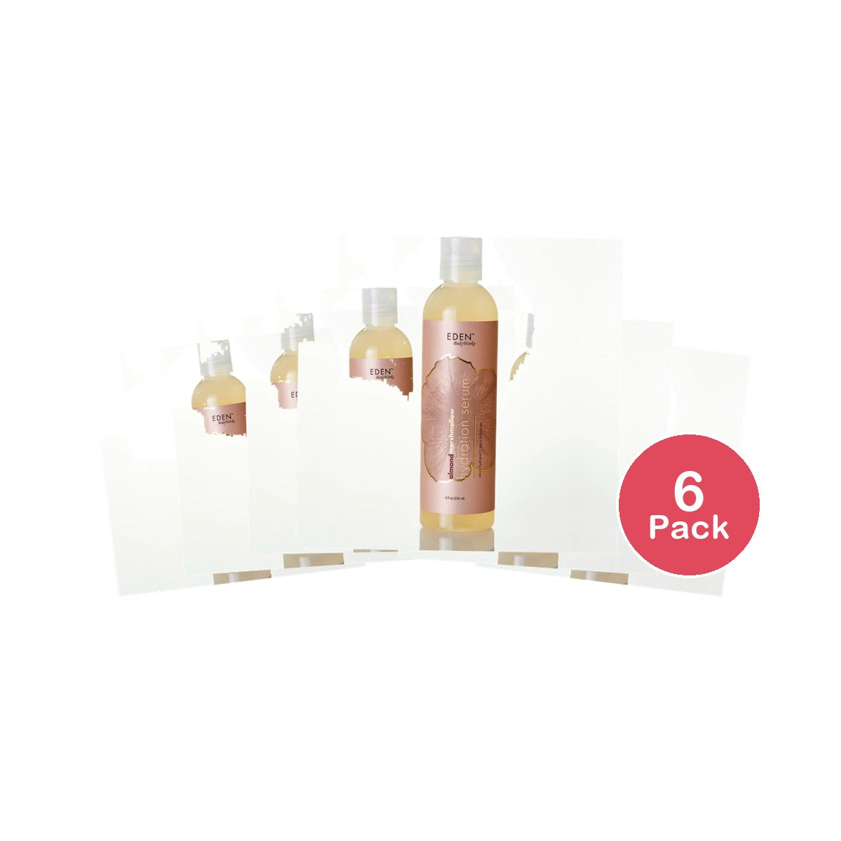 Eden BodyWorks Almond Marshmallow Hydration Serum 8 Fl Oz (Pack of 6)