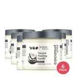 Eden BodyWorks Coconut Shea Pudding Souffle 16 Oz (Pack of 6)