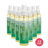 Eden BodyWorks Peppermint Tea Tree Hair Oil 4 Oz (Pack of 12)