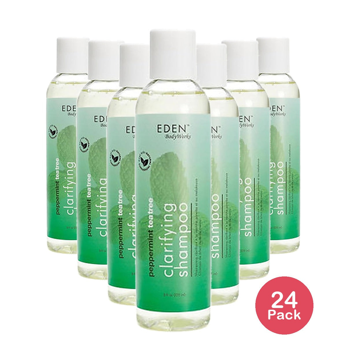 Eden Peppermint Tea Tree Shampoo 2 Oz (Pack of 24)