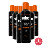 Edge Advanced Shaving Gel Sensitive Skin With Aloe 7Oz (Pack of 6)