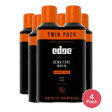 Edge Sensitive Skin Mens Shave Gel Twin Pack 14Oz (Pack of 4)