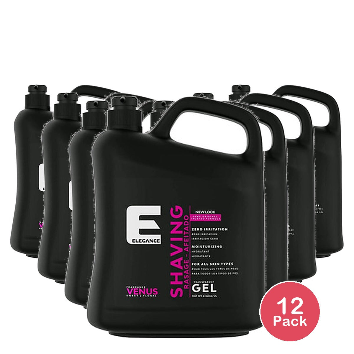 Elegance Plus Barber Salon Shaving Gel 2L (Pack of 12)