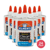 Elmers Washable Clear School Glue 5Oz (Pack of 24)