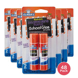 Elmers Washable Disappearing Purple School Glue Stick Pack of 2 0.42Oz (Pack of 48)