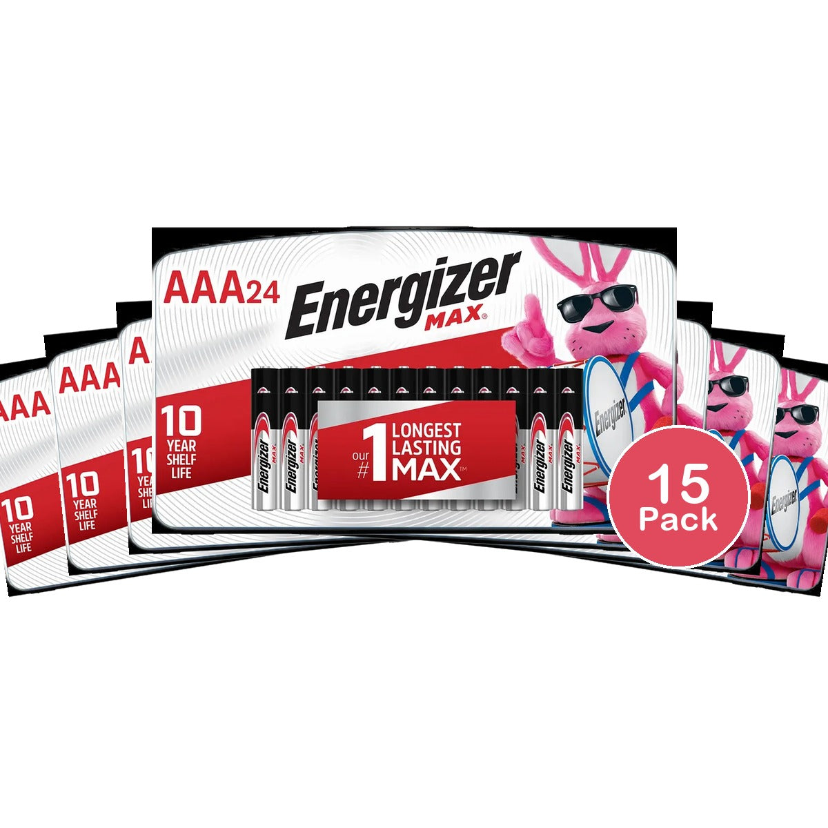 Energizer Aaa Batteries Max Alkaline 24 Ea 9.91oz (Pack of 15)