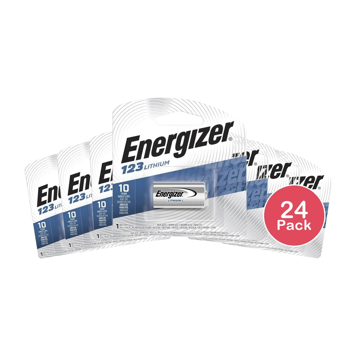Energizer Advanced Photo Lithium 3 Volt Battery El123Apbp 1.3oz (Pack of 24)