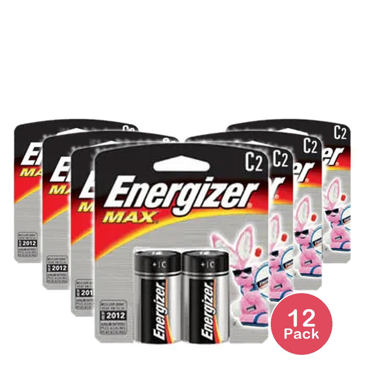 Energizer Alkaline 2 Batteries E93Bp Size: C 9.6oz(Pack of 12)