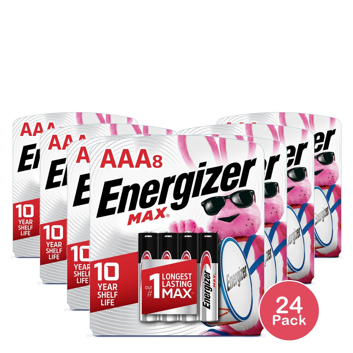 Energizer Max Alkaline Long Lasting Batteries Aaa 4Oz (Pack of 24)