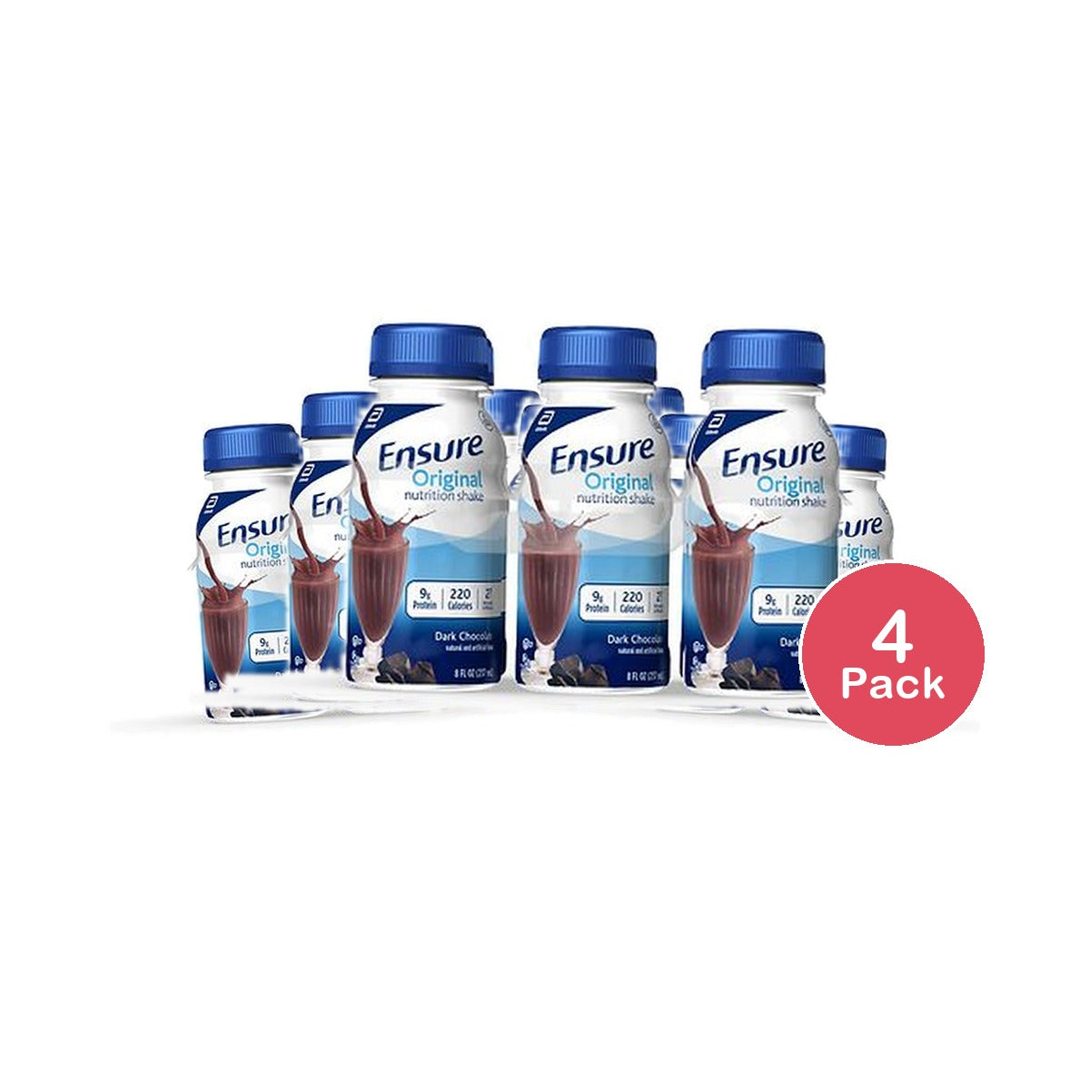 Ensure Original Nutrition Shake Dark Chocolate - (Pack of 4)
