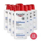 Eucerin Skin Calming Body Lotion for Dry and Itchy Skin16Oz (Pack of 12)