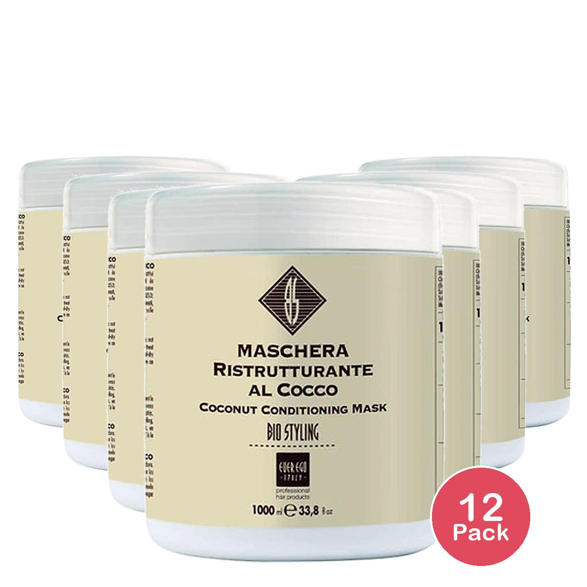 Ever Ego Style Coconut Mask 33.8 Oz (Pack of 12)
