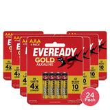 Eveready Gold AAA Alkaline Battery 1 Oz (Pack of 24)