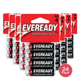 Eveready Super Heavy Duty Batteries Aa (Pack Of 24)