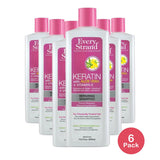 Every Strand Keratin Repairing Shampoo  13.5 fl oz.  All Hair Type  Moisturizing 13.5 Fl. Oz (Pack of 6)