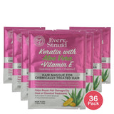 Every Strand Keratin with Aloe + Vitamin E Hair Masque for Chemically Treated Ha 1.75 Oz (Pack of 36)
