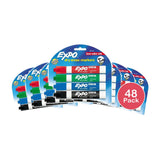 Expo Low Odor Chisel Tip Dry Erase Markers Assorted4 Ea 6.74oz (Pack of 48)