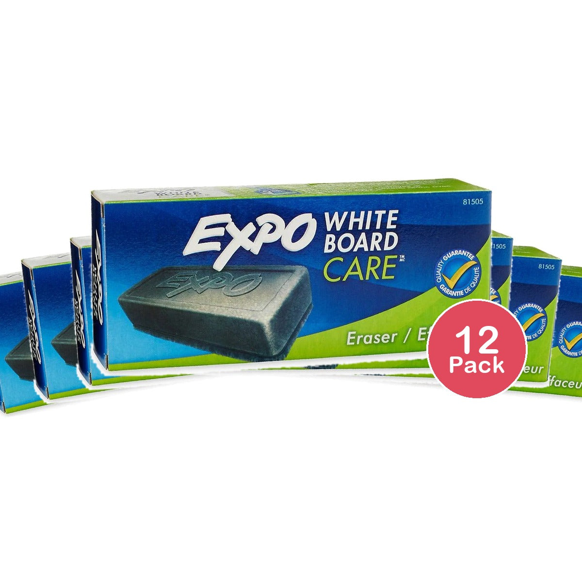 Expo Whiteboard Eraser 1 Count (Pack of 12)
