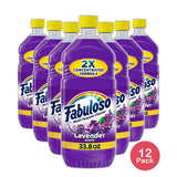 Fabuloso Lavender Multi Purpose Cleaner Long Lasting Freshness 33.8Oz (Pack of 12)