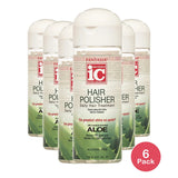 Fantasia High Potency IC Hair Polisher, Aloe Enriched 6 oz. All Hair Types- (Pack of 6)