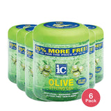Fantasia Ic Hair Polisher Olive Styling Gel Bonus 20 Oz (Pack of 6)
