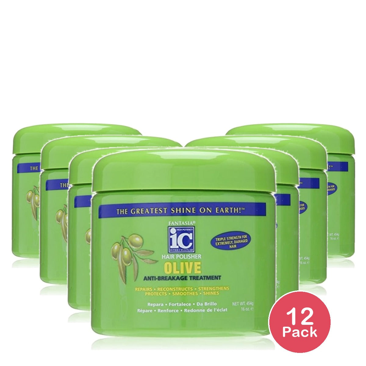Fantasia Olive Oil Anti Breakage Treatment 16 Oz (Pack of 12)