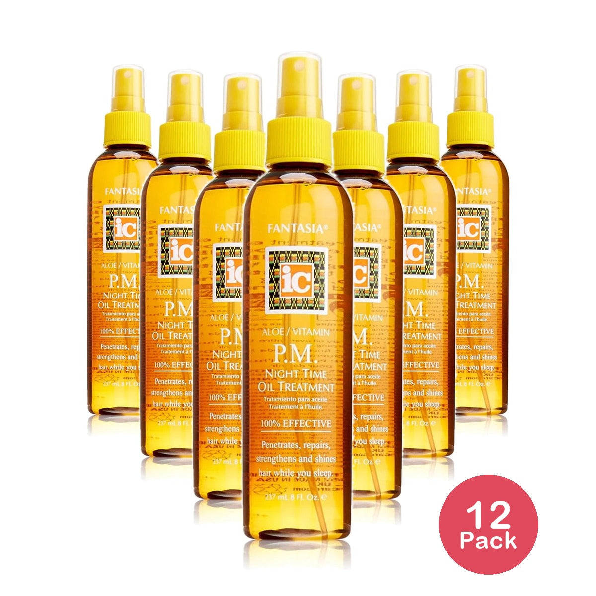 Fantasia P.M. Night Time Oil Treatment 8 oz (Pack of 12)