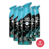 Febreze Air Freshener Spray, Unstopables Fresh, Odor Eliminator for Strong Odor 8.8oz (Pack of 6)
