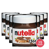 FERRERO Nutella Hazelnut Spread with Cocoa 13 Oz (Pack of 15)