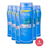 Finesse Restore Plus Strengthen 2 In 1 Texture Enhancing Shampoo And Conditioner 13Oz (Pack of 6)