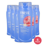 Finesse Self Adjusting Moisturizing Hair Shampoo For Dry Fragile Hair 13Oz (Pack of 6)