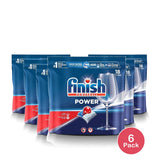 Finish Power Dishwasher Detergent Powerball Dishwashing Tablet18 Count 68.38oz (image may vary) (Pack of 6)