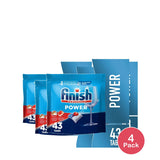Finish Power Dishwasher Detergents (Pack of 4)