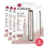 Finishing Touch Flawless Brows Eyebrow Hair Remover Electric Razor For Women 0.04Oz (Pack Of 6)