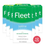 Fleet Laxative Saline Enema 9Oz (Pack of 12)