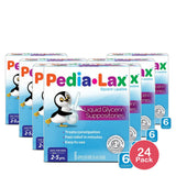Fleet Pedia-Lax 4 Ml Liquid Glycerin Suppositories For Ages 25 Years6 Ea0.15Oz (Pack Of 24)